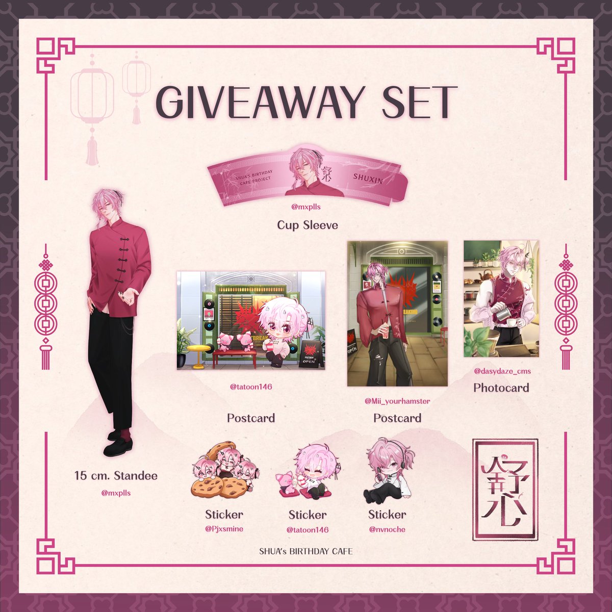 ShuxinShua's tweet photo. ·₊˚🎀⊹ Giveaway Set ♡⟡🐷⋆.˚

    ของขวัญที่เตรียมไว้ให้น้องหมวย 🎁🩷

 — ฟอร์ม Reservation เปิดให้ลงทะเบียนวันที่ 7 ตุลาคม เวลา 20.00 น. อย่าลืมมาจับจองรอบที่สะดวกกันน้า ♡

#ShuXin #วันนี้ตี๋อยู่ร้าน https://t.co/wHxDFtW15A
