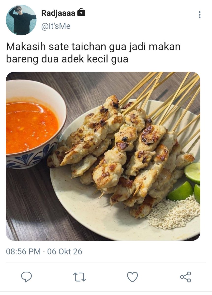 Matchateasun's tweet photo. #Lewidsonfamily;
#Dailylife

Kakak dan sate taichan
—Zhao Lusi ft Park Jisung ft Huang renjun three post au https://t.co/SIa0jRop7V