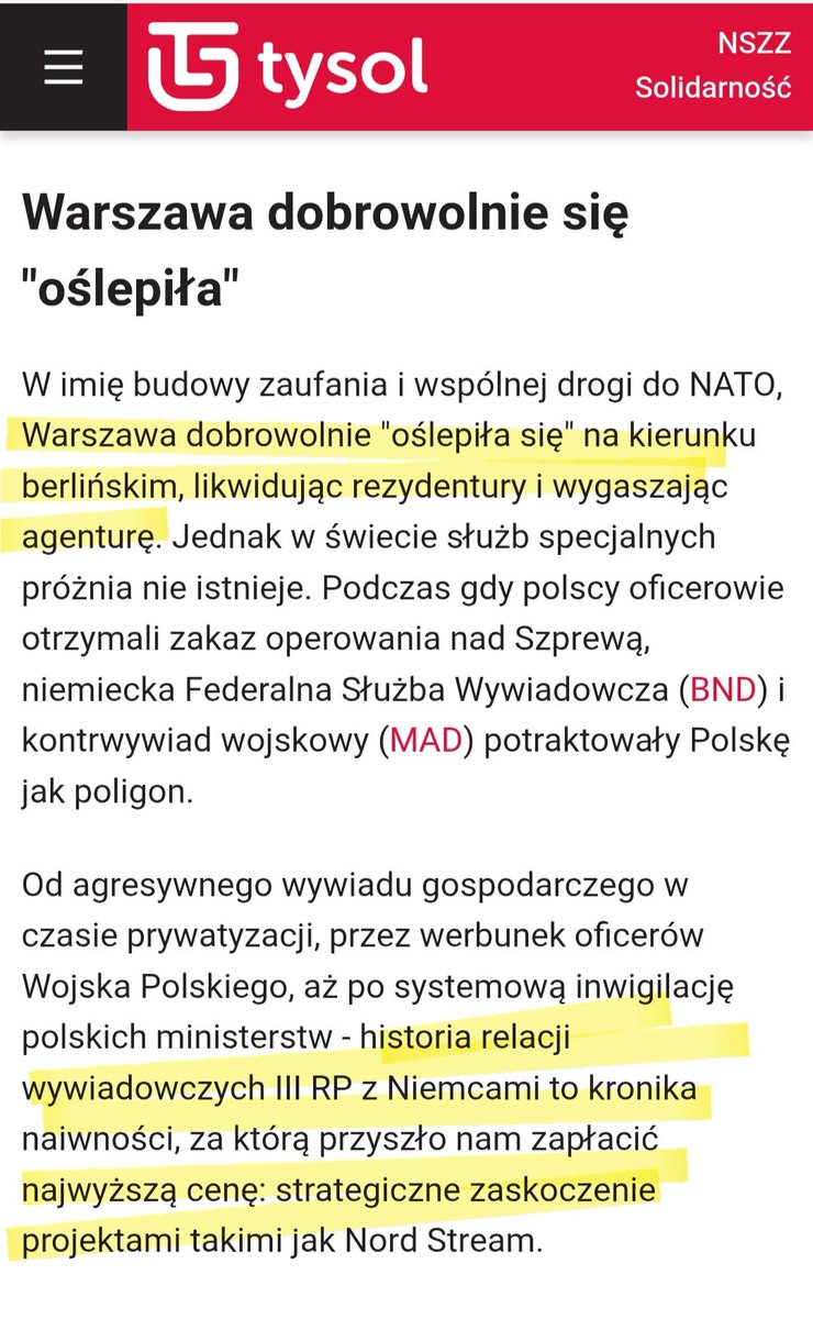 ADyplomata's tweet photo. A propos warto przypomnieć wstrząsający tekst Red. @szymbor o abdykacji polskich służb specjalnych "na odcinku niemieckim".
Na @Tysolpl.

https://t.co/Ba4iIkAizv https://t.co/xlK3Nsah5K