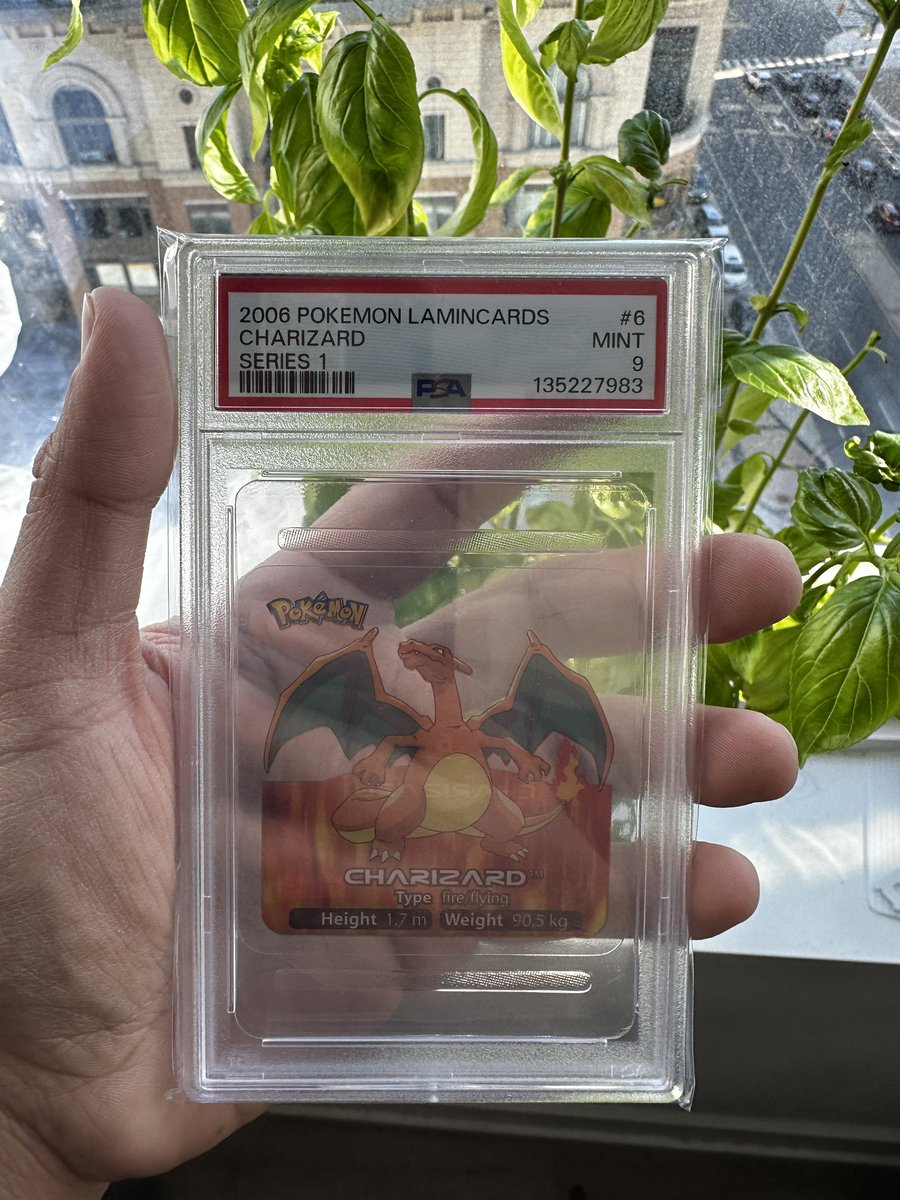 itsrohaanzuberi's tweet photo. Charizard transparent background PSA 9

Total PSA 9 Population of 6 with no PSA 10s.

With low pop Pokemon market going up, having a unique piece as such is a great one that is sure to catch some eyes. https://t.co/z0JJbqpl4B