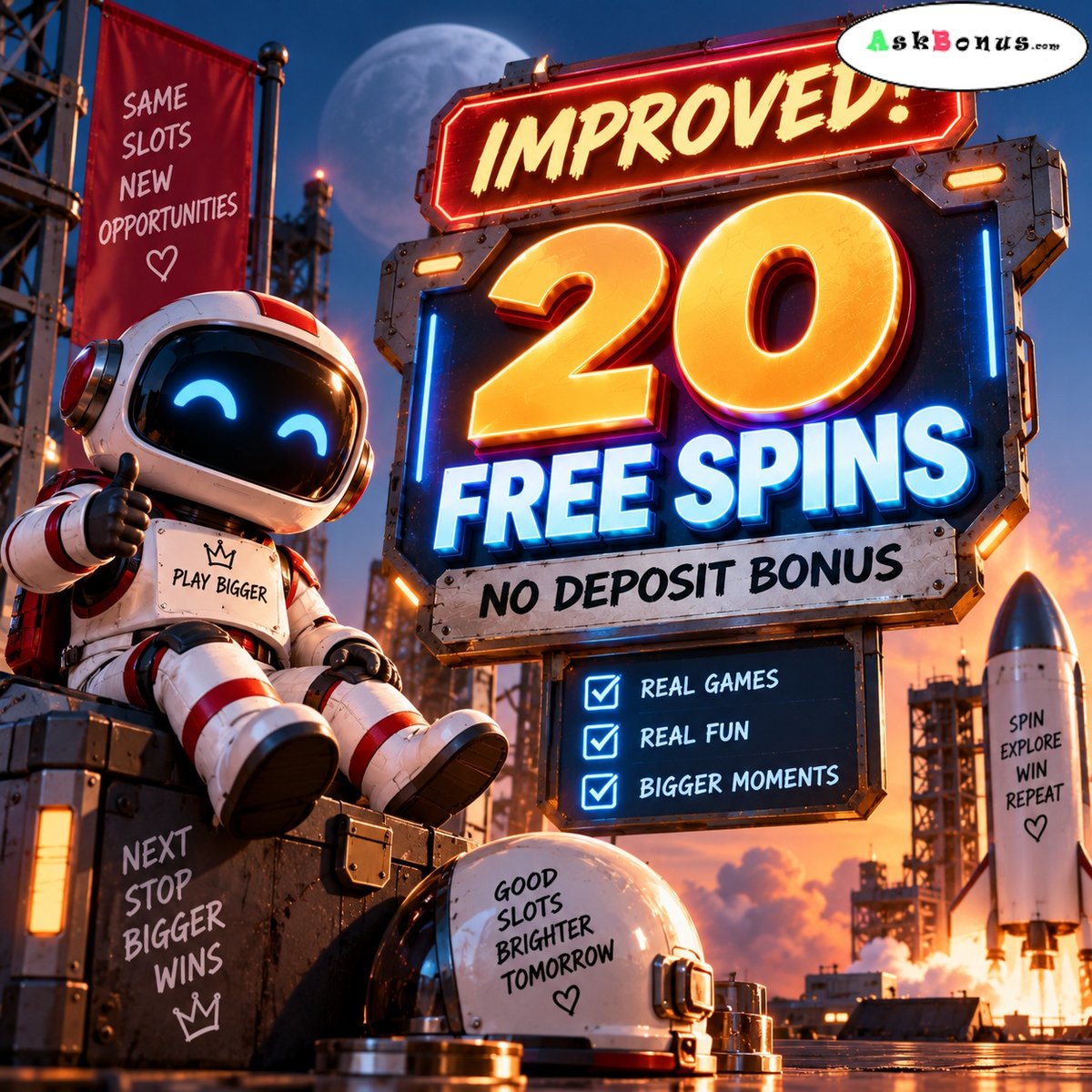 AskBonus_com's tweet photo. Want to test the slots before depositing 👀
Run4Win Casino Free Spins Bonus
Claim 20 Free Spins and put the games to the test first
👉 https://t.co/V7lEAd5rjI 
#OnlineCasino #BONUS https://t.co/Px33qFG1pK