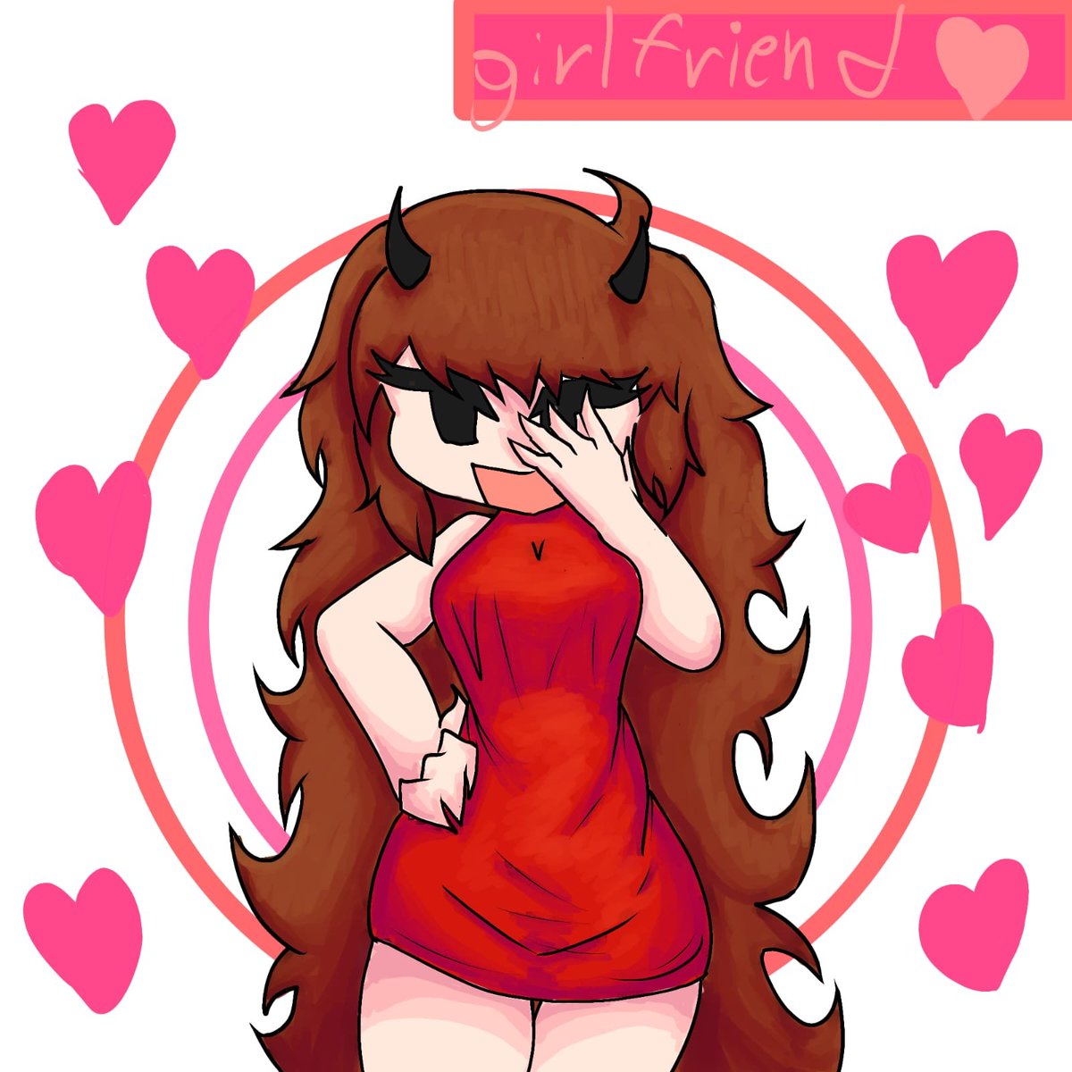 sansymrypeace's tweet photo. Dibujo de girlfriend de fnf,
Se que es un poco feo asta medio cuenta lo malo es que lo ví tarde, entonces lo deje así para subirlo porque no he subido nada en este tiempo,
#fnf #girlfiend https://t.co/Ofjmc2kAxV