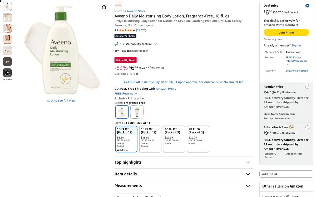 ShockedDeals's tweet photo. 🚨 AVEENO DAILY MOISTURIZING LOTION JUST $6.64!

Save on this everyday skincare essential at Amazon. While supplies last.

🔗 https://t.co/CtnpTf06Se https://t.co/crHH0FJfqg