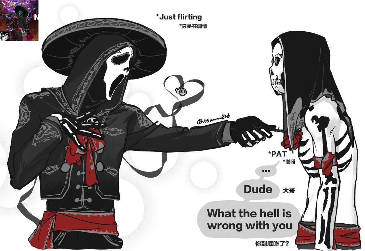 AEanne826's tweet photo. How is there a bad man out here stealing his partner’s old clothes and calling it a new skin?

Unhinged thoughts go in the comments

#dbdfanart #dbd #ghostface #ghostfrank https://t.co/lq2uY4OX59