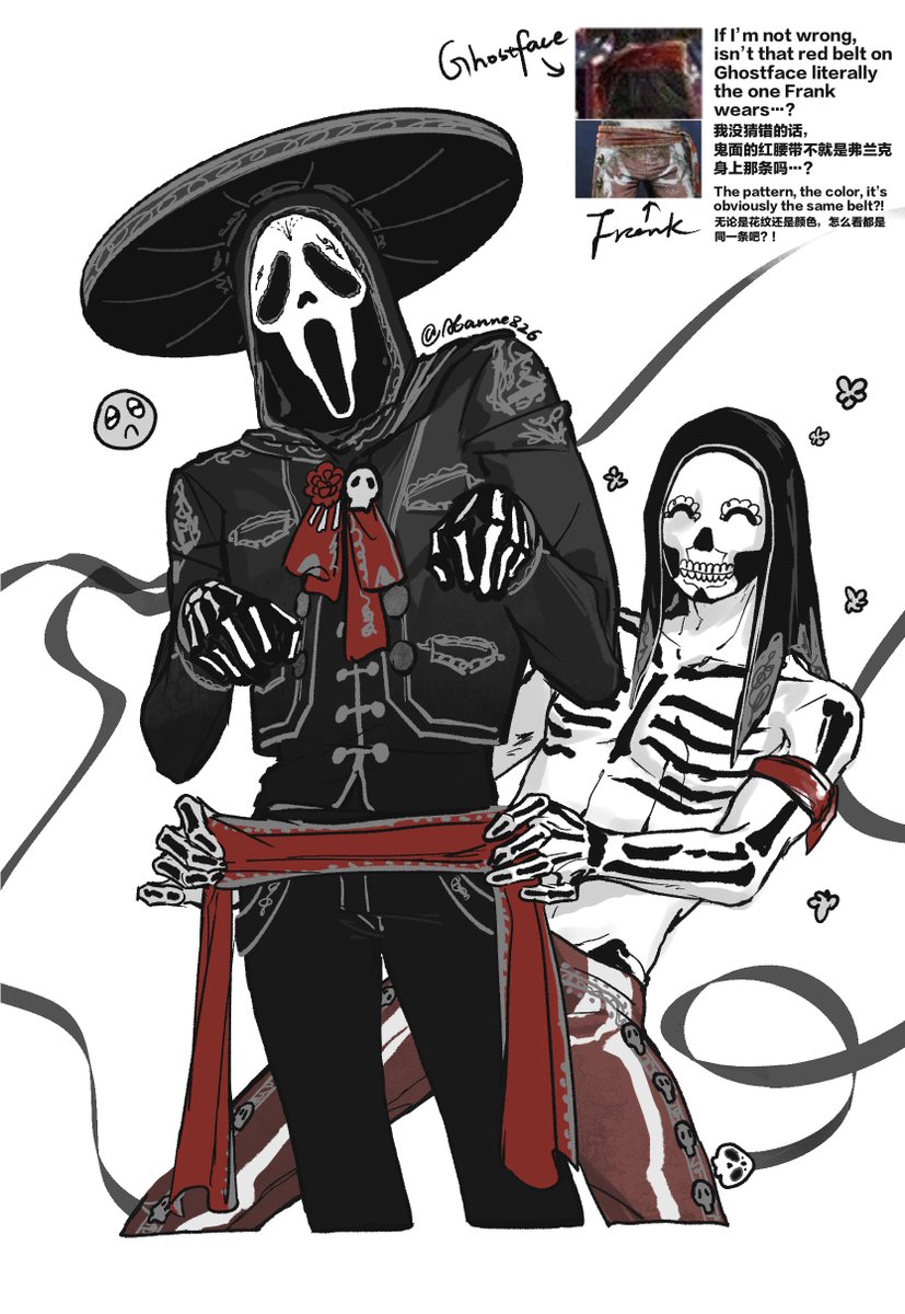 AEanne826's tweet photo. How is there a bad man out here stealing his partner’s old clothes and calling it a new skin?

Unhinged thoughts go in the comments

#dbdfanart #dbd #ghostface #ghostfrank https://t.co/lq2uY4OX59