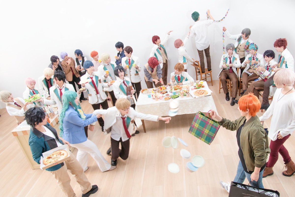cue6Q's tweet photo. 【コスプレ/cosplay】

スタミュ11周年おめでとうございます！㊗️✨
また最高のステージを！🌟

#星瞬10thAnniversary 
メンバーはリプライにて🎶 https://t.co/IQSDyXShau