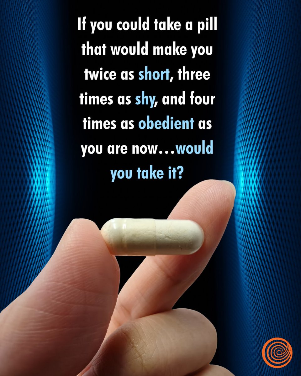 ClickHole's tweet photo. Would you do it? #shyness #obedience #shortness #pill https://t.co/iIR4kPZQxI