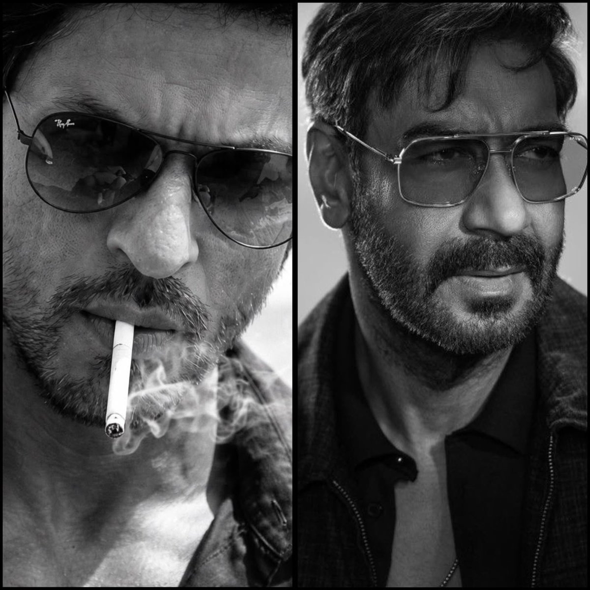 AryanSethi01's tweet photo. The ONLY SENIOR SUPERSTARS who can give NIGHTMARES to #RanbirKapoor &amp; #RanveerSingh at the PEAK of their CAREERS!

ALL HAIL #ShahRukh Khan &amp; #Ajay Devgn https://t.co/slbOgIqh57