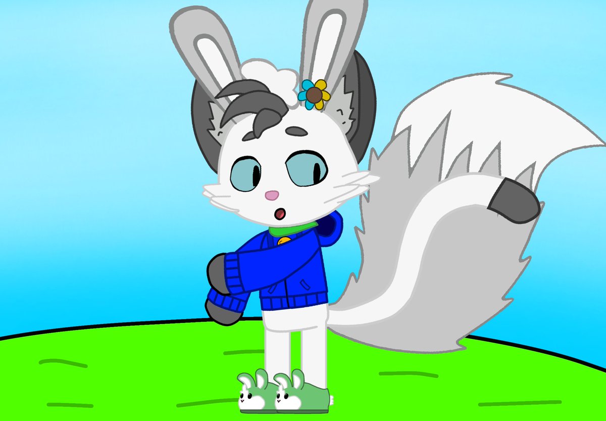 Lupu_Griz2016's tweet photo. Sox's Halloween costume!
Sox as Lupu ^^

One: Normal.
Second: Looking at the outfit.
Third: Looking at the rabbit ears.
Forth: Looking at both of the tails.

Lupu belongs to me
Sox Belongs to Paws Of Purity 

@sleepykatsmedia @NobleCatt 
#htf #Halloween #cat #pawsofpurity https://t.co/2FsO69Vh8z