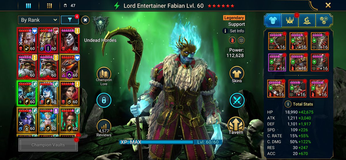 JayMeister_6969's tweet photo. @RaidRPG The man, the myth, the legend himself!
My first actual fusion champ! Lord Entertainer Fabian! https://t.co/QqYbKDpmAu