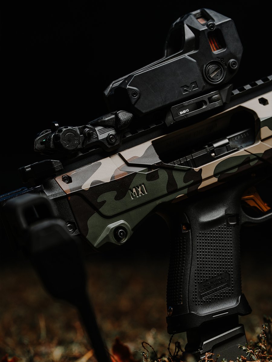 MetaTactical's tweet photo. Fall tones hit different out in the woods. 

#metatactical #tacticalgear #mx1 #conversionkit #gunsofinstagram https://t.co/MwbffdUhgB