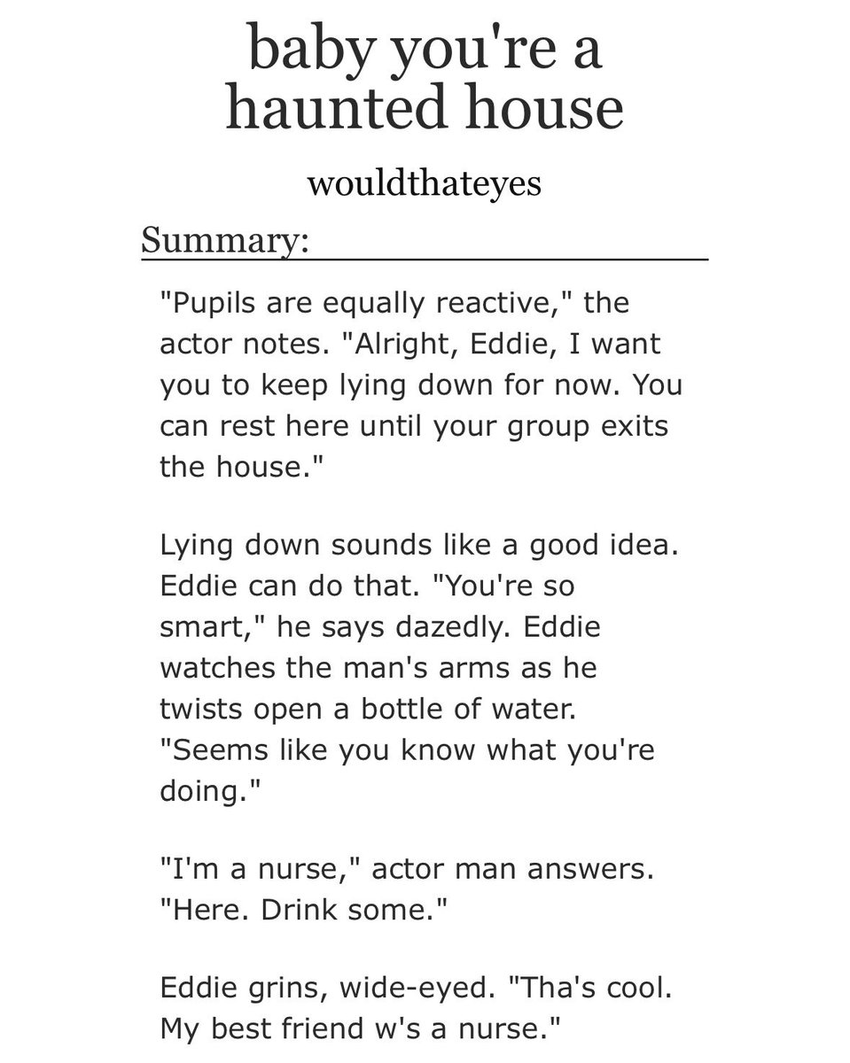 girleddies's tweet photo. baby you’re a haunted house 🧛🏻‍♂️🍷

– 3.5k, teen, different first meeting
– kareneddie and 2ddie friendship :)

https://t.co/IlKXTQ5Gt1 https://t.co/uMnbdQUYhr
