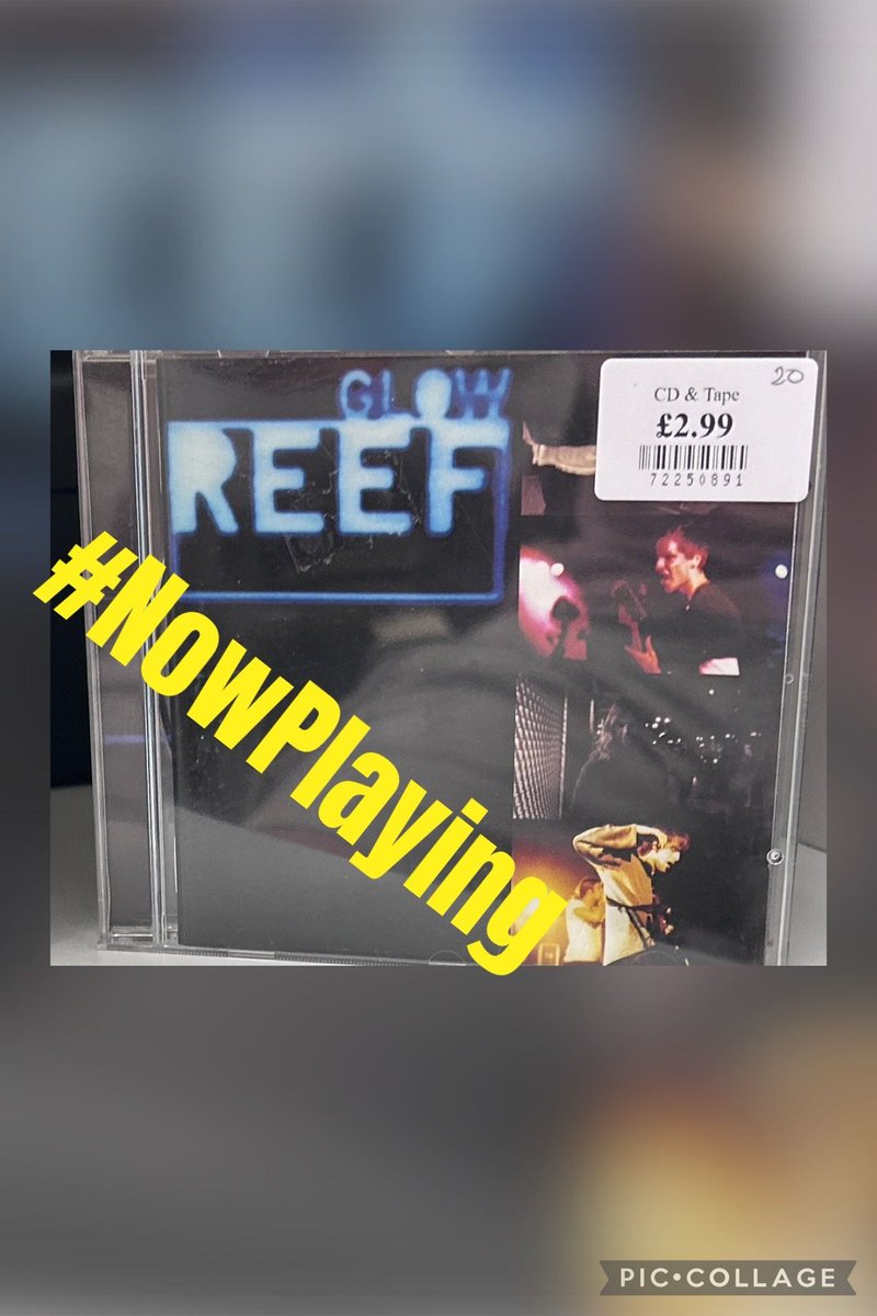 OlneyOxfamshop's tweet photo. #CurrentlyPlaying at #OxfamOlney from 1997 “Glow”  by Reef

#music #OxfamGB #FoundinOxfam #WithOxfam #Charity #CharityShop #Charityshopaholic #Charityshopaholic https://t.co/QmL2MFTshz