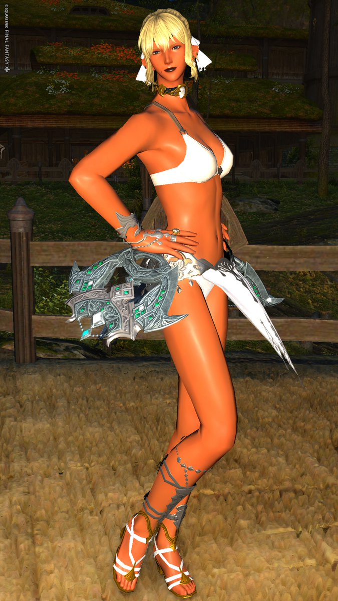 bikini_arks's tweet photo. 遅れ馳せながら魔獣50体コンプ報酬のハイドラマウントをゲット。想像以上の大きさにビックリ。髪型のハーフアップボブは交換で。特2盤までクリアしていると、毎週の攻略手帳報酬で低純度コアが280個相当貰えるから、2週目に交換可能。ドロップに頼らなくてもOKだったりする。#FF14 #褐色 #エレゼン https://t.co/lCUEwPX1cT