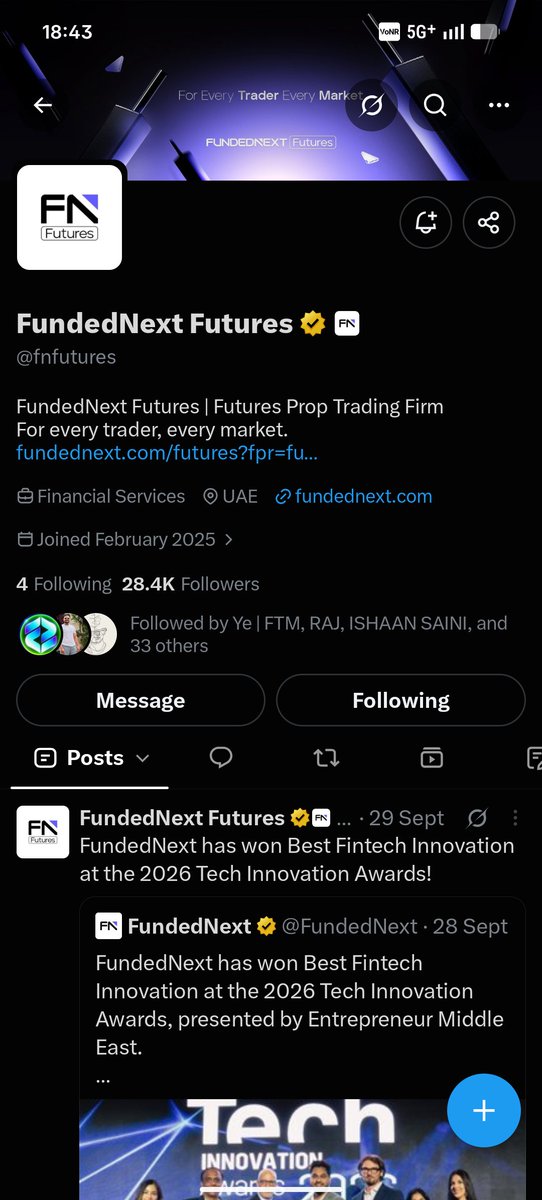 C_Ha_OtiC's tweet photo. @adityaomyt @fnfutures @Sahiloooo7 Followed . A 50k account will really help boost my trading journey and I believe I am disciplined enough to make it till payouts and I will surely try my best to achieve high ROIs https://t.co/jnknCTEIRU