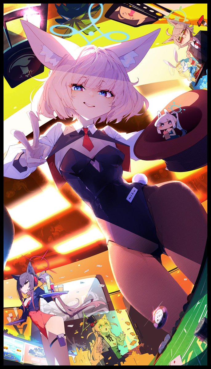 ember7012's tweet photo. #ブルアカ 
潜入FOX
ディーラーニコ描いてみました https://t.co/nk198nGZyp