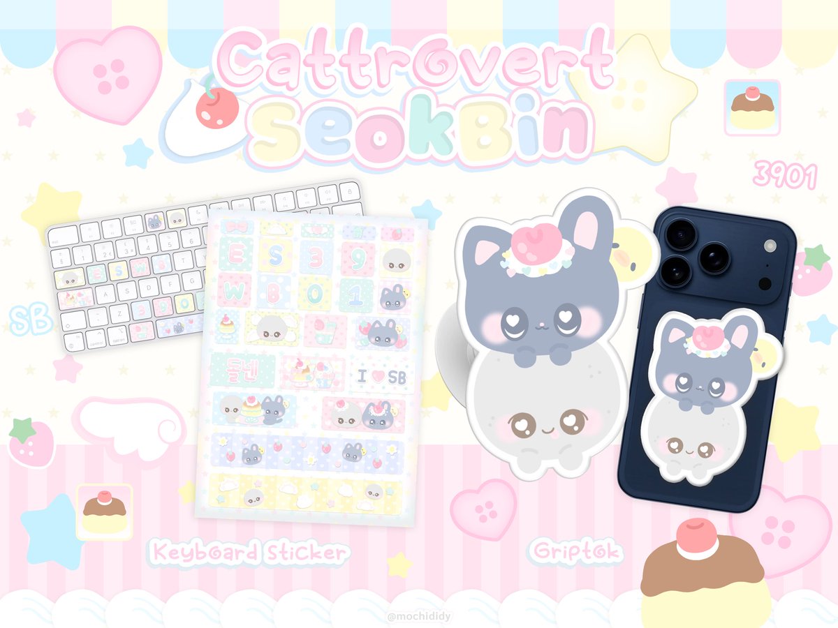 mochididy's tweet photo. pls rt ˚₊· ͟͟͞➳ 
𝙜𝙞𝙫𝙚 𝙖𝙬𝙖𝙮 for #CattrovertSB 🏹

♡ྀི keyboard sticker
♡ྀི griptok

♡ྀི date : sun 11 oct ( 11.05 - 12.05 )
♡ྀི @ Sonbrown café
( rt &amp; show this tw )

♡ྀི online round : gg form ( 11 oct  8pm )
♡ྀི more detail / exchange → pls dm
#3901room https://t.co/Hot9lx5IYu