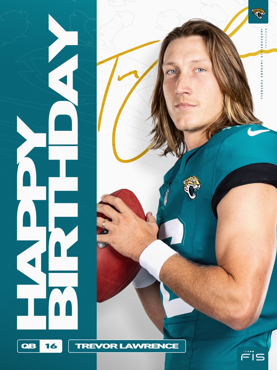 Jaguars's tweet photo. The journey continues 🫡 Happy birthday, 16!
 
@FISGlobal | #DUUUVAL https://t.co/J8RgoHtJV1