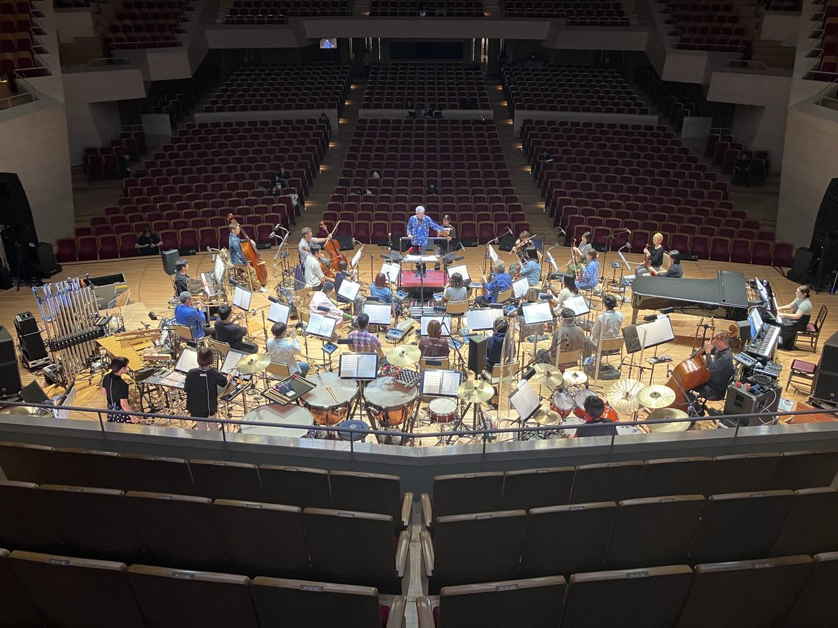 shiotactorstaff's tweet photo. 『This is the Moment！～フランク・ワイルドホーン JAPAN 25th anniversary concert～』

精鋭オーケストラの皆さん♪その2 https://t.co/9MZdDhYwSm