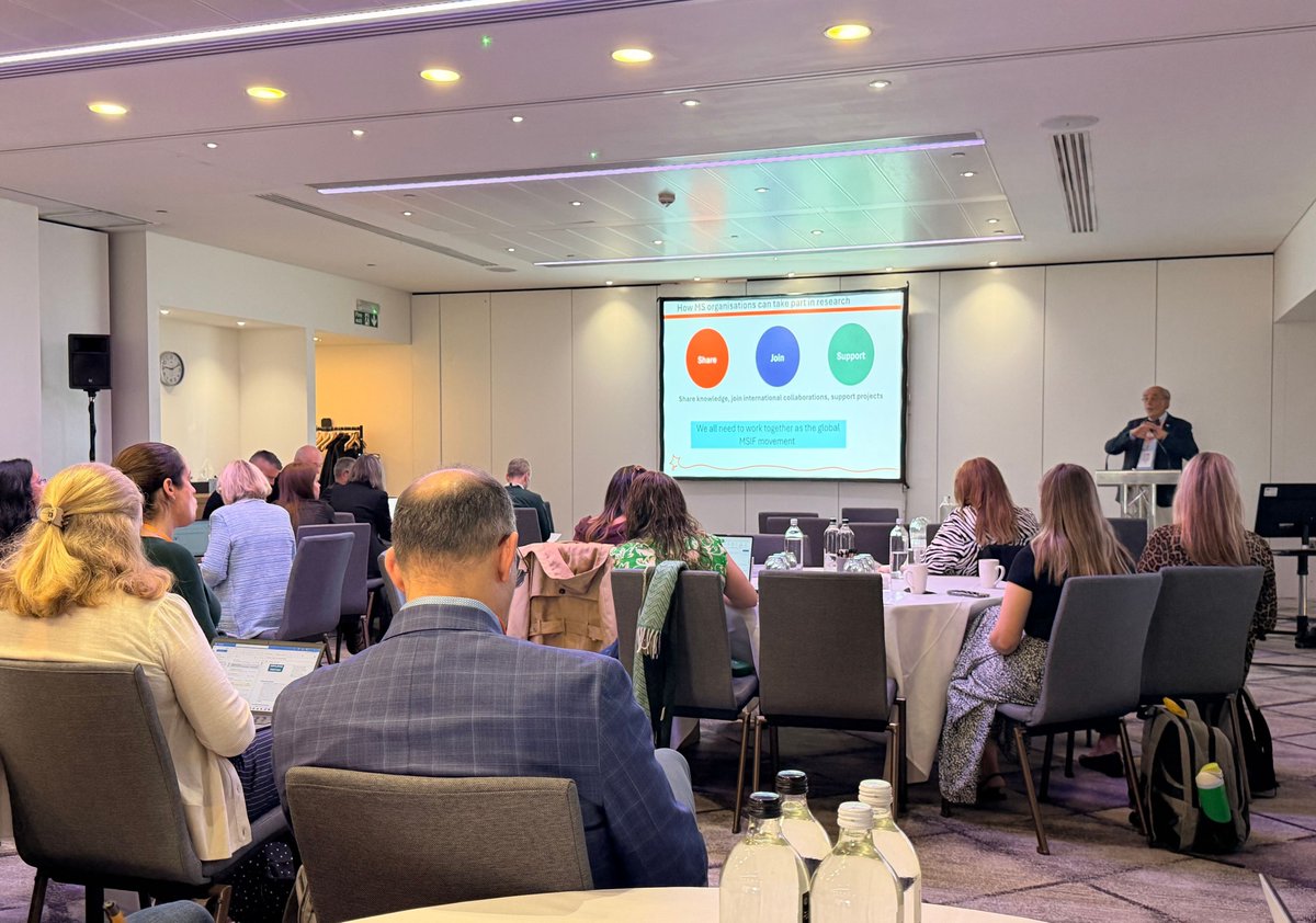 MSIntFederation's tweet photo. This morning participants at #MSIFLondon2026 explored developments in #MSresearch and opportunities to engage with international research initiatives. Discussions covered lived experience in research, emerging researchers, and updates to the MS disease course descriptors. 🔬 https://t.co/ZUZym5jQ8G