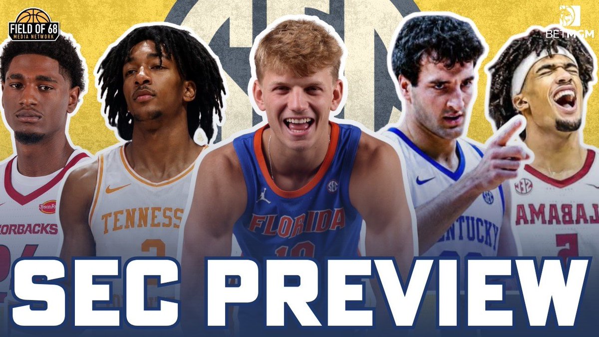 RobDauster's tweet photo. SEC PREVIEW!!!

• Florida's dominance
• Tennessee's turnaround
• Kentucky's toughness problem
• "Arkansas got some DOGS"
• Texas can win it all
• The fifth year conundrums 

Plus, my Power Rankings get torn to shreds.

https://t.co/MiOyDxcgXf https://t.co/8GB5RixJaC