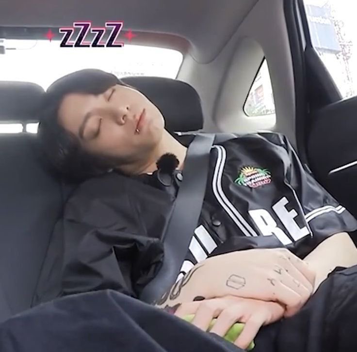 Sola912_'s tweet photo. Jungkook the second he gets in the car https://t.co/8J1HfJ8Pkg