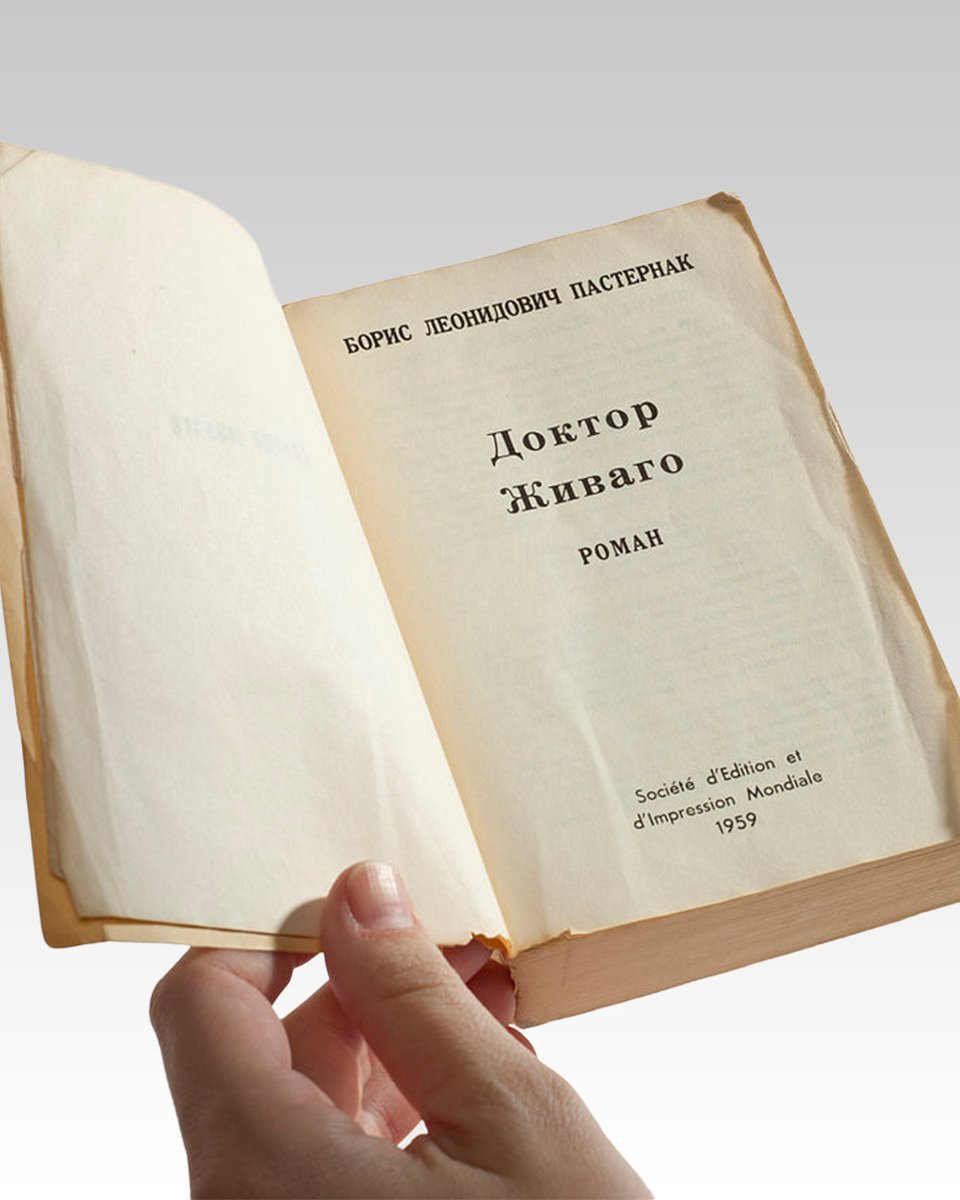 RT by @mikenov: Artifact of the Week: Miniature Volume of Pasternak's Doctor Zhivago. Learn more: