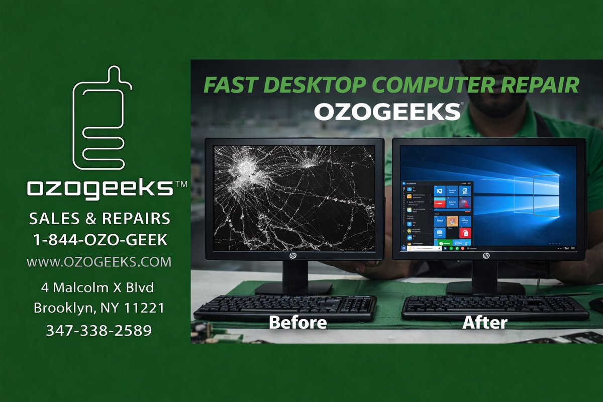 Ozogeeks's tweet photo. 💦 💻 Gaming Laptop overheat issue repair 🚀 @OZOGEEKS

☎️ 1.844.OZO.GEEK

📍 4 Malcolm X Boulevard, Brooklyn

Accidents happen, and water damage is one of the most common! 💦 Don't panic, though! Our experts can repair your device and have it working again quickly! 🚀 https://t.co/ReIDdGIhBm