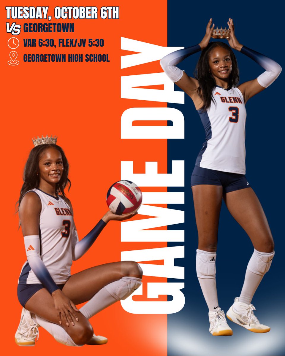 GlennVolleyball's tweet photo. GAME DAY📣📣📣
Come to Georgetown tonight to support the Grizzlies!
Round 2 Game 2!

#StrengthInUnity https://t.co/rDAZqXCe9d