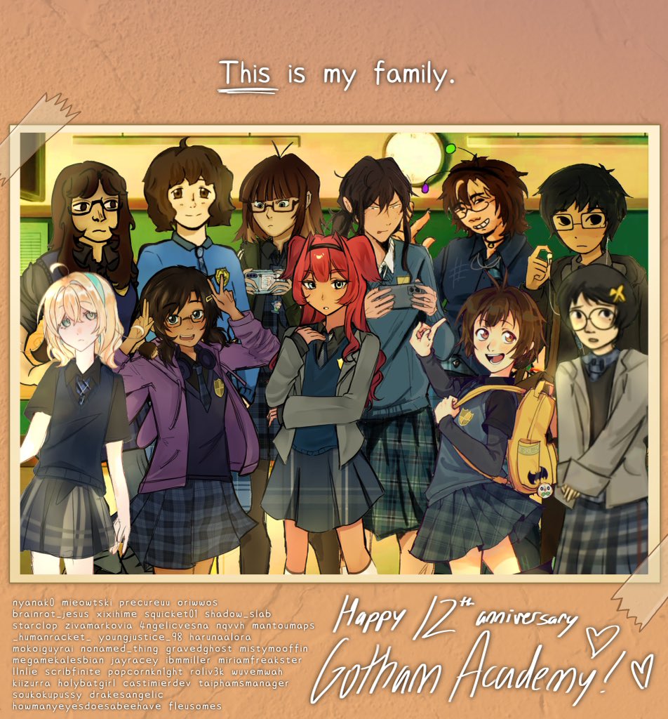 NYANAK0's tweet photo. #12YRSOFGOTHAMACADEMY
last repost for 2 more pals! :D thank you for all your submissions!! <333 https://t.co/ycQA4SigKv