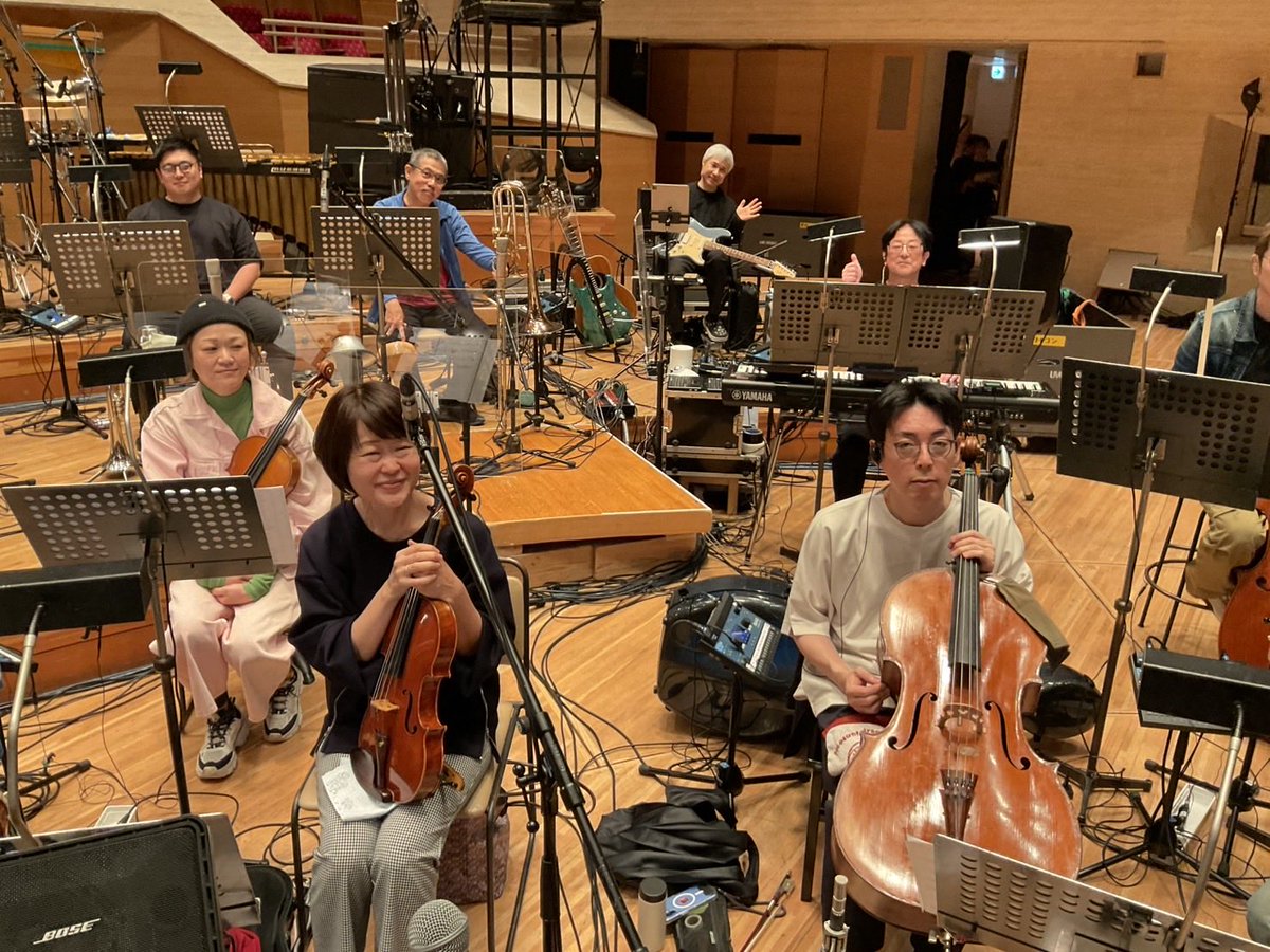 shiotactorstaff's tweet photo. 『This is the Moment！～フランク・ワイルドホーン JAPAN 25th anniversary concert～』

精鋭オーケストラの皆さん♪その1 https://t.co/0KX2tg3XAy