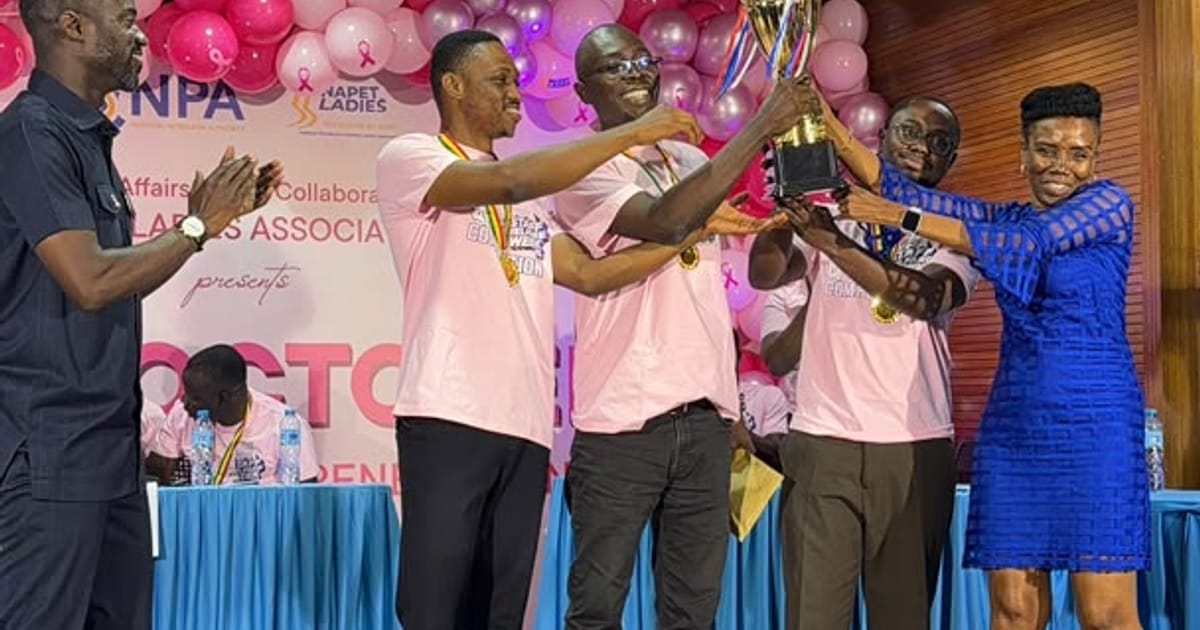 tv3_ghana's tweet photo. Team Volta wins NPA 2026 staff welfare week quiz 3news.โcom/lifestyle/team-volta-wins-npa-2026-staff-welfare-week-quiz #TeamVolta #NPA2026 #StaffWelfare https://t.co/3fdVNRudKi
