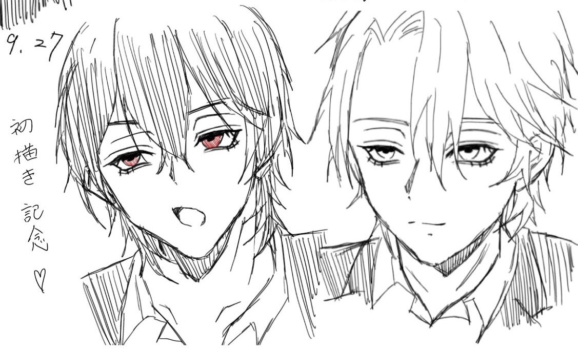 memcha_0_0's tweet photo. ガチの初描きはこっち( > ·̫ <)👍🏻 https://t.co/CM3tVm5xSh
