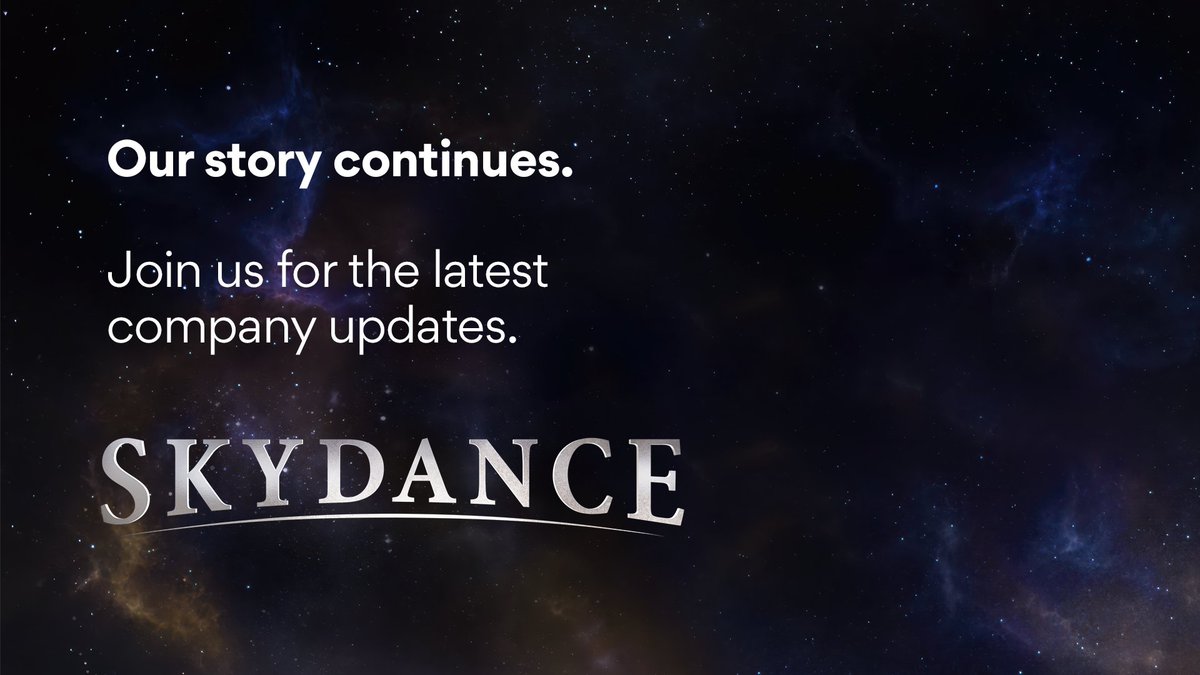wbd's tweet photo. Please follow @Skydance for the latest company news and updates. https://t.co/RerrBAqcoR