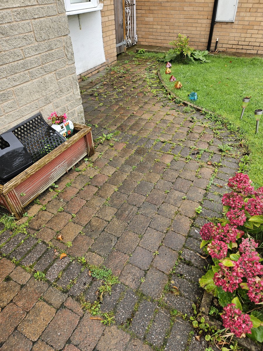 PVCclean's tweet photo. A 'B4 & After' photo paints 1000 words.....
#drivewayCleaning
#Leyland
#Preston
#SafeTrader
#blockpave https://t.co/a3NDiuhSxc