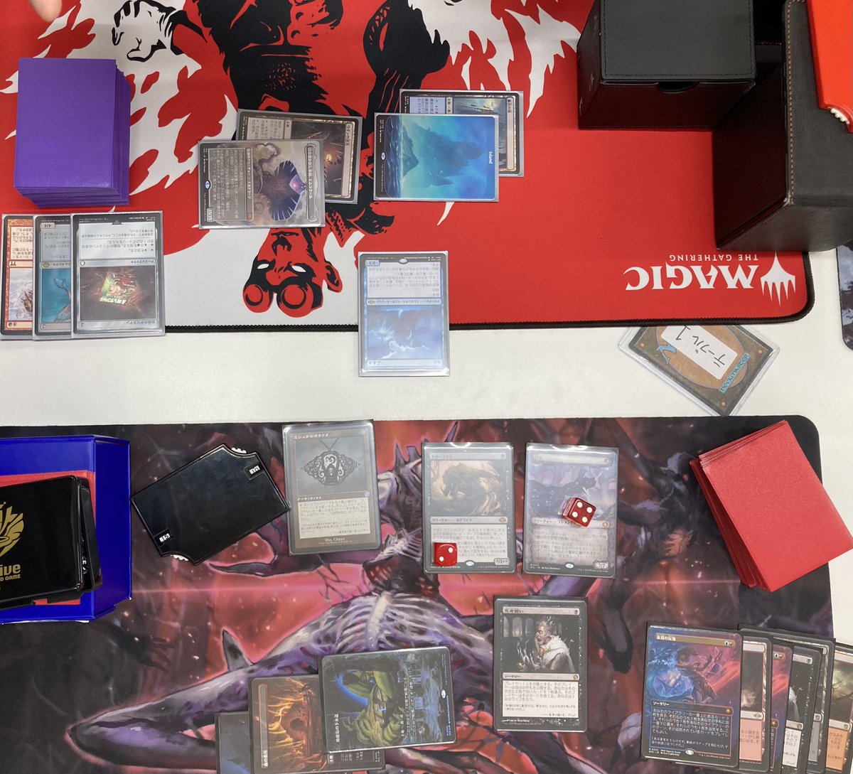 TCG_library's tweet photo. 火曜日のMTGモダン部は7名様で行われました！

優勝(3-0)グリクシスシャドウ

ご参加頂きました皆さま、ありがとうございました😌 https://t.co/FEYwlCmpsc