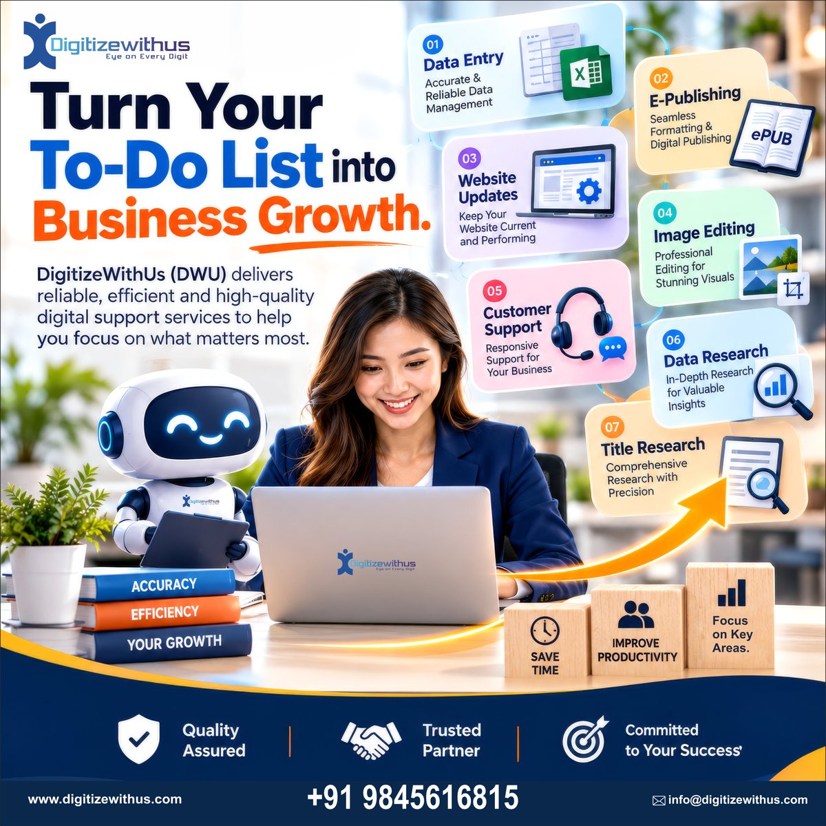 digitizewithus_'s tweet photo. "Unlock the Power of Accurate Data with Our Data Entry Services!"
@Digitizewithus
we understand the significance of accurate and organized data. Our services are designed to transform your data into actionable insights. #DataEntryServices #AccurateData #BusinessAutomation https://t.co/Kr02S4zen3