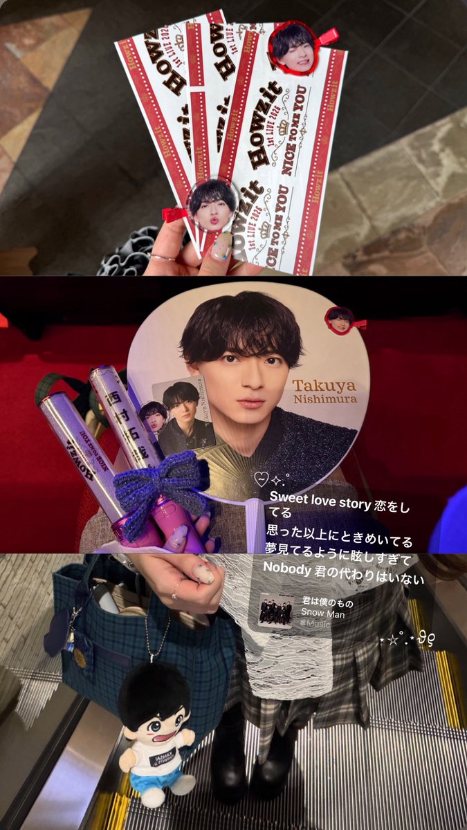 0419ns03's tweet photo. 3都市35公演お疲れ様で𝐒𝐭𝐚𝐫🌟

胃もたれで苦しみながら福岡向かったけどイケメンたちに会って超回復した👈🏻
美味しいご飯もいっぱい食べて大満喫ദ്ദിᐢ- ̫-ᐢ₎

拓哉くんの幸せが私の幸せ🪄︎︎◝✩
これからもずっと着いていくよ～！

#Howzit #西村拓哉 #NICETOMEYOU https://t.co/rrJCeAMwKf