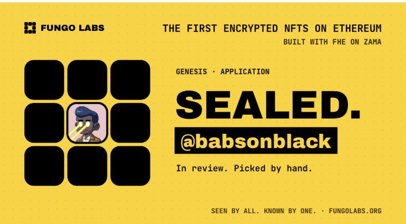 babsonblack's tweet photo. Encrypted NFTs are the beginning of true Digital Encryption!

@fungolabs https://t.co/61tHB3ly2m