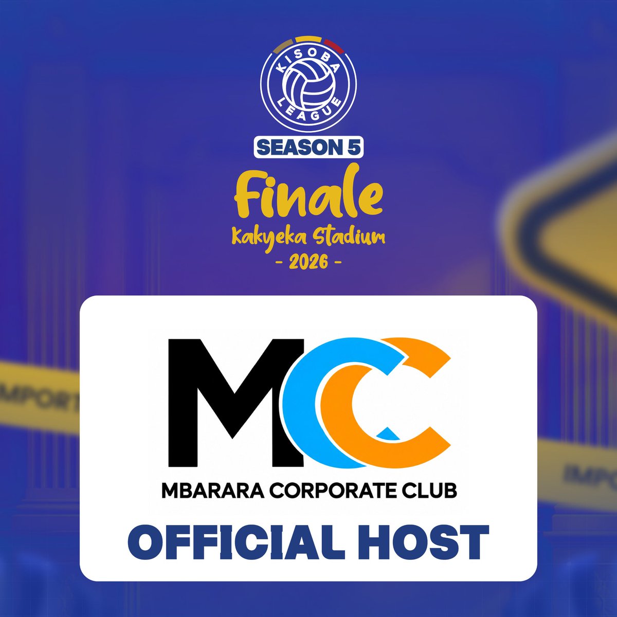 KISOBALeague's tweet photo. Pleased to be hosted by @MbararaCorpClub as we come to Kakyeka for the  Season V finale 

#KISOBALeagueSnV || #KLKakyekaFinale https://t.co/OpyJbw81rH