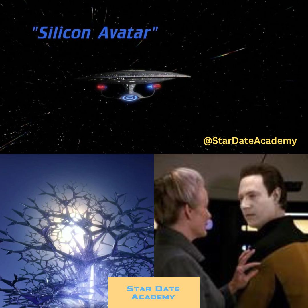 StarDateAcademy's tweet photo. On This Stardate:
1991- Silicon Avatar TNG S5E4 #StarTrekTNG
2021- First First Contact LD S2E10 #StarTrekLowerDecks SEASON FINALE https://t.co/VJY9uGMTL0
