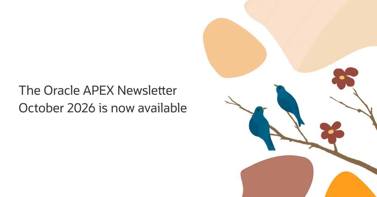 OracleAPEX tweet picture
