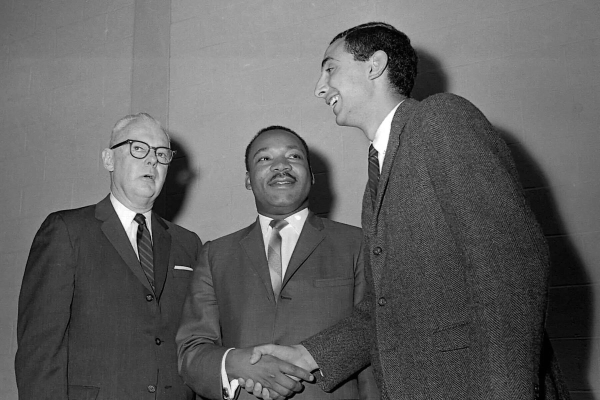 monmouthu's tweet photo. On this day in 1966, Dr. Martin Luther King Jr. visited our campus and delivered a speech in Boylan Gymnasium. Sixty years later, we celebrate his enduring legacy and the call to action he shared with the Monmouth community. 🕊️💙 🎧: Hear the speech in full: https://t.co/f5KBwpDIl2