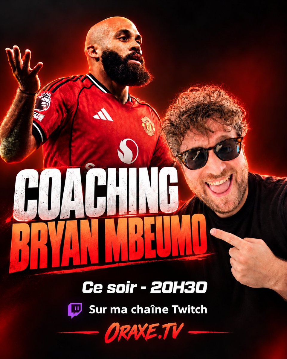 oraxe_'s tweet photo. Ce soir les amis en LIVE coaching de @BMbeumo19 sur Apex Legends !!!

Il est monstrueux sur le terrain, on va voir ce qu'il vaut sur le jeu!

⏰Rendez-vous 20h30 https://t.co/CHegaxECWG