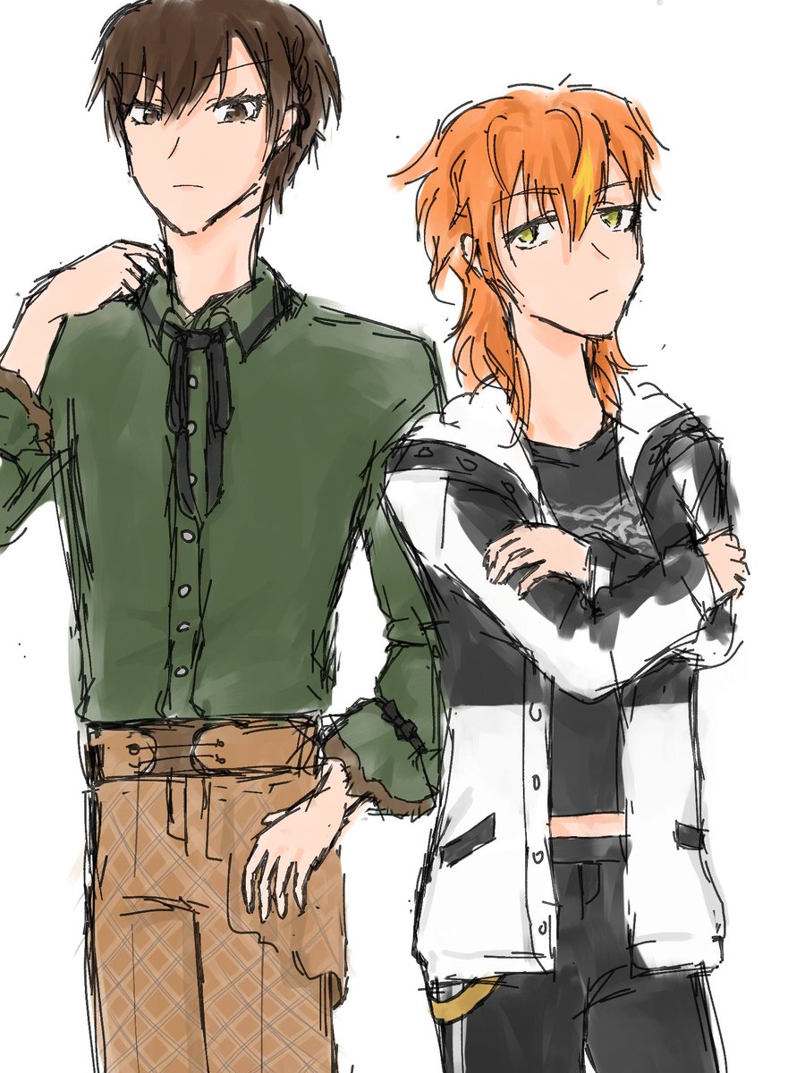 Muichtoyaki's tweet photo. Akito and Ena genderswap 
#akitoshinonome #enashinonome #shinonomesiblings https://t.co/4TvivJenzD