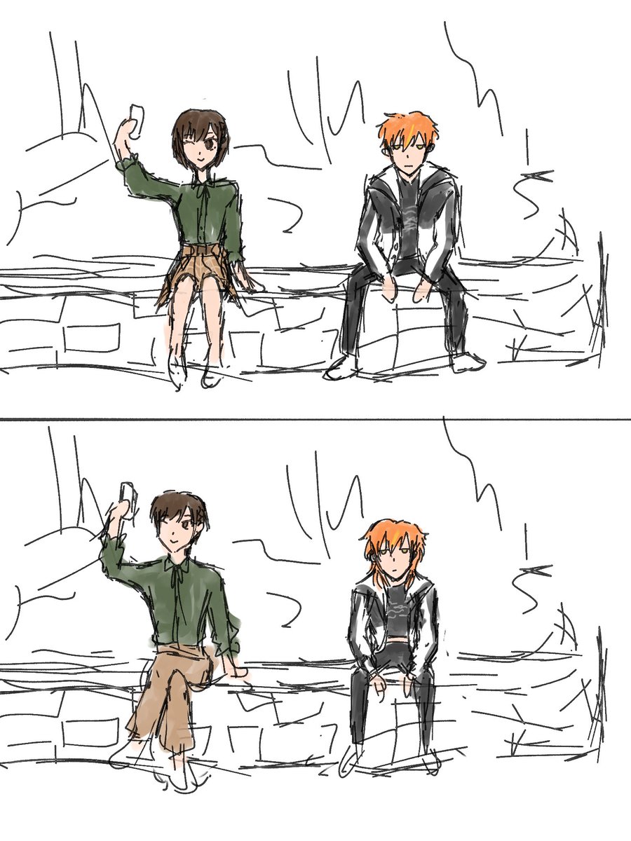 Muichtoyaki's tweet photo. Akito and Ena genderswap 
#akitoshinonome #enashinonome #shinonomesiblings https://t.co/4TvivJenzD