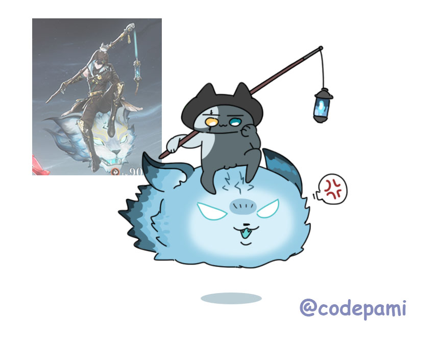 codepami's tweet photo. 🐱🏮
#jingran https://t.co/QQ5a6XArbd