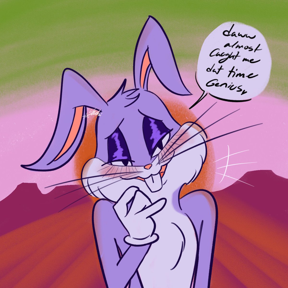 lilmochii_stars's tweet photo. Rabbit Courting <3 p2
#wilebugs #wilebunny #looneytunes https://t.co/VZzPIQTngZ