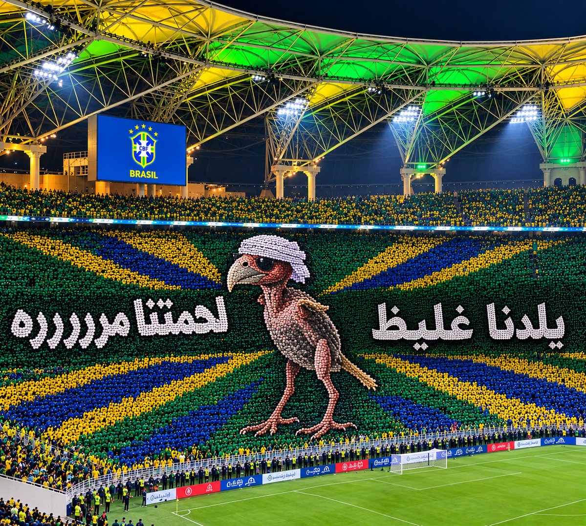 AS_4603's tweet photo. #السعودية_الإمارات
تيفو منتخب السامبا https://t.co/nR1NtyBy32