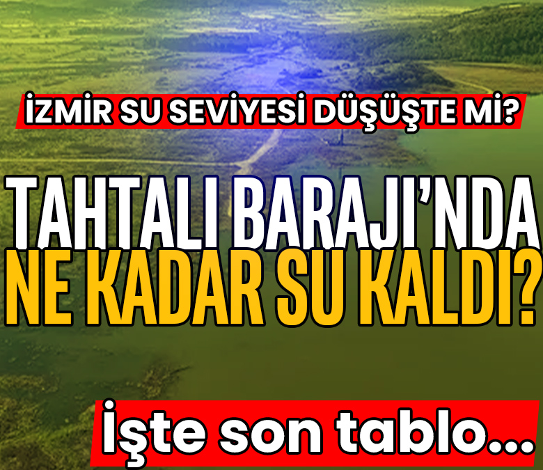 yeniasir's tweet photo. Tahtalı Barajı'nda su seviyesi ne kadar? İşte İzmir barajlarındaki son durum...
https://t.co/RbmgZKio2F https://t.co/2FD7d8TGjR